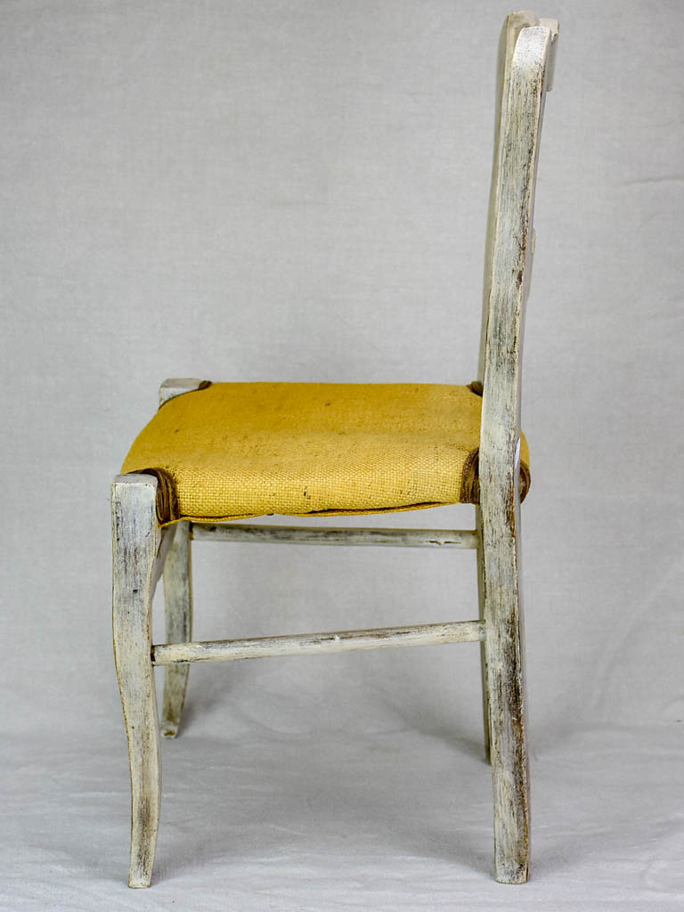 Charming restored grey children's chair