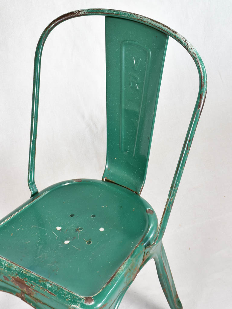 Original Model A Tolix chair - green