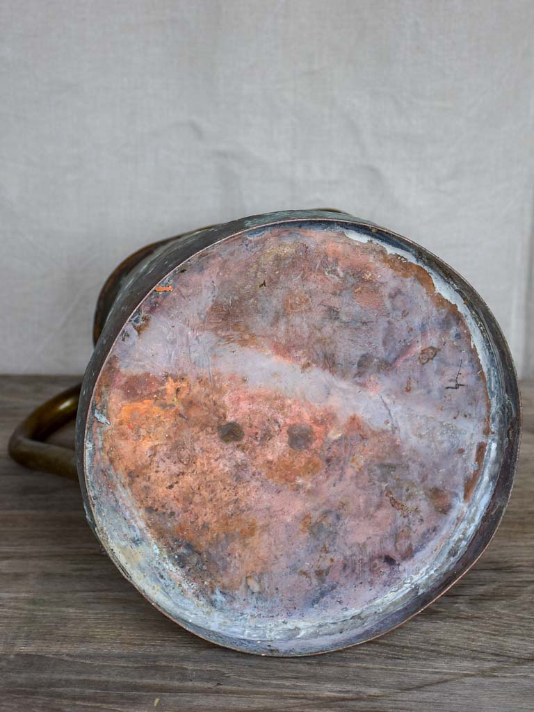 Antique French copper pitcher