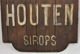 Antique Van Houten Cacao Advertisement Plaque