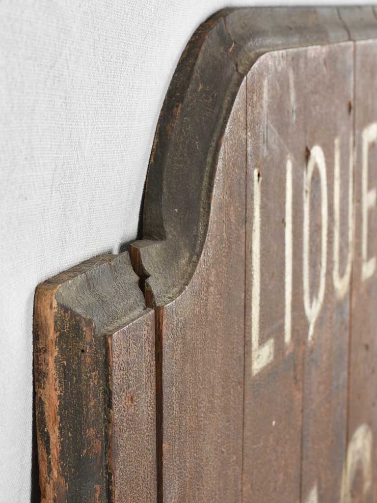 Distressed Wooden Epicerie Kitchen Display Sign