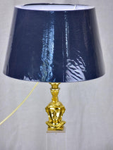 Vintage French lucite lamp with new lampshade