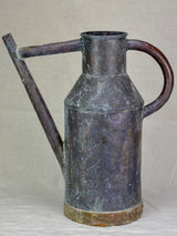 Timeworn antique French watering can 19¼"