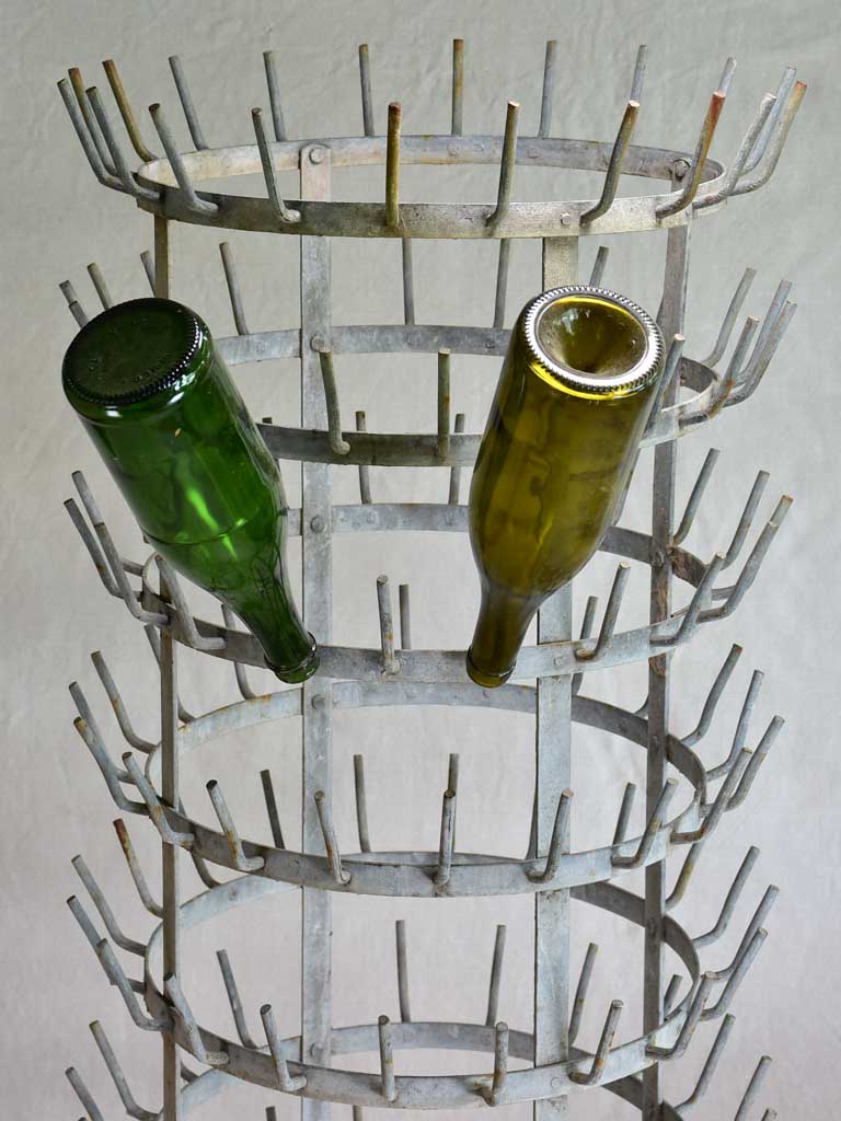 Antique French bottle tree - galvanized