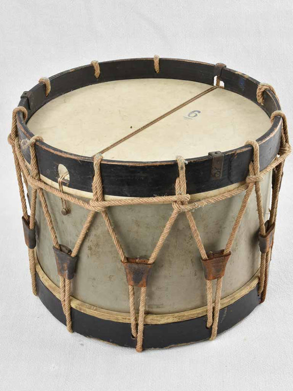 Antique Beechwood Decorative Drum 14¼ Inches