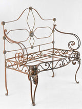 Vintage wrought iron day bed
