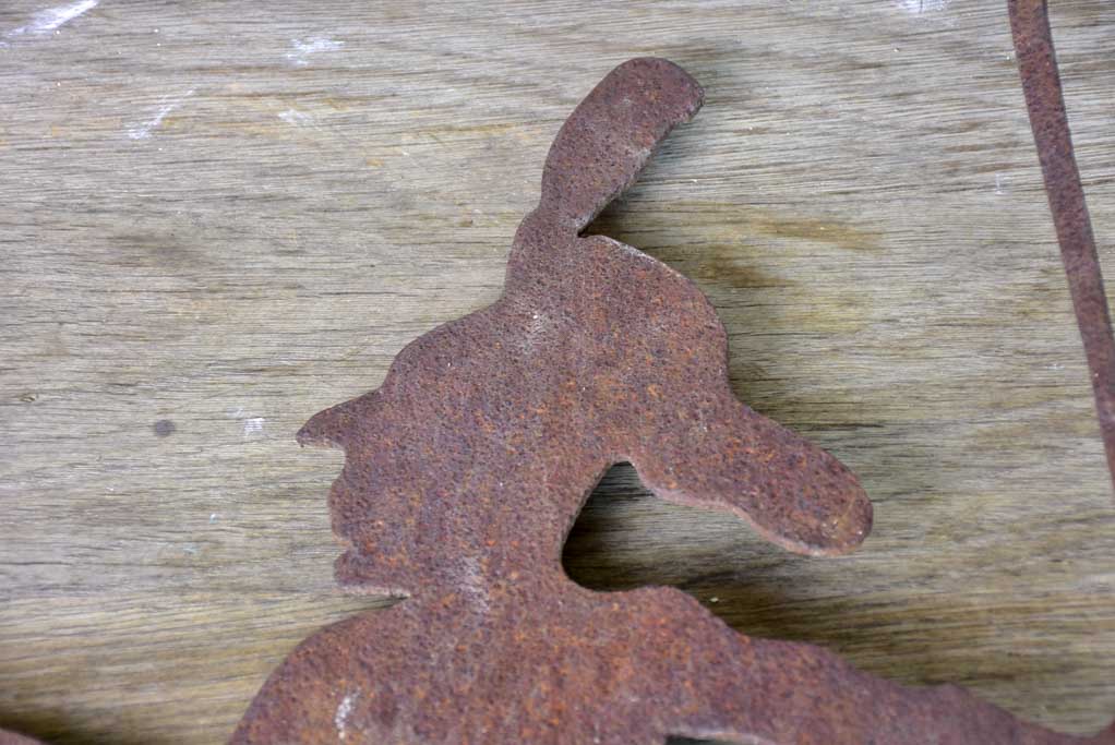 Antique French weathervane - knight / chevalier