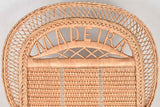 Large vintage wicker armchair - Madeira
