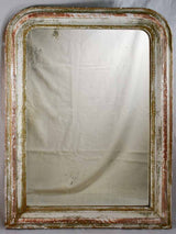 19th Century Louis Philippe mirror with timeworn frame 30" x 39"