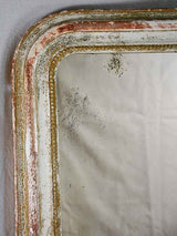19th Century Louis Philippe mirror with timeworn frame 30" x 39"