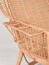 Large vintage wicker armchair - Madeira