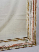 19th Century Louis Philippe mirror with timeworn frame 30" x 39"