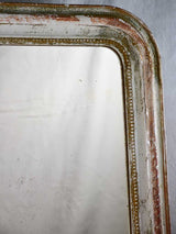 19th Century Louis Philippe mirror with timeworn frame 30" x 39"