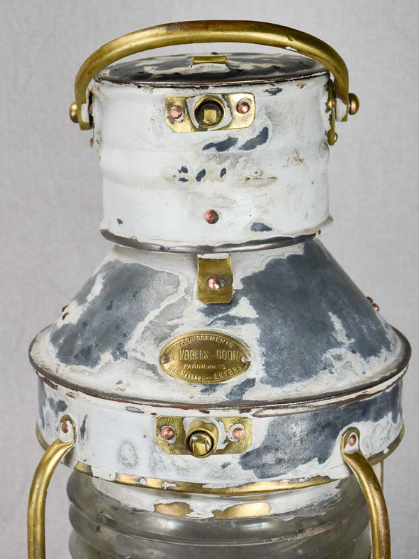 Vintage Brass Nautical Oil Lantern