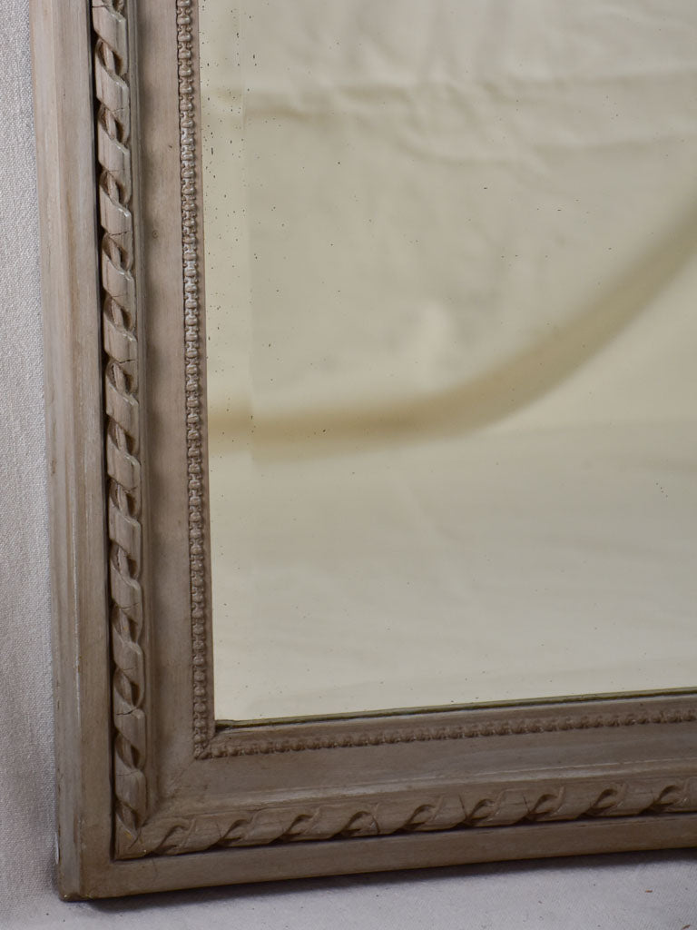 Louis XVI style carved trumeau mirror 28" x 50¾"
