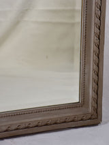 Louis XVI style carved trumeau mirror 28" x 50¾"