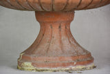 Pair of antique French terracotta planters - Medici form 19¼"