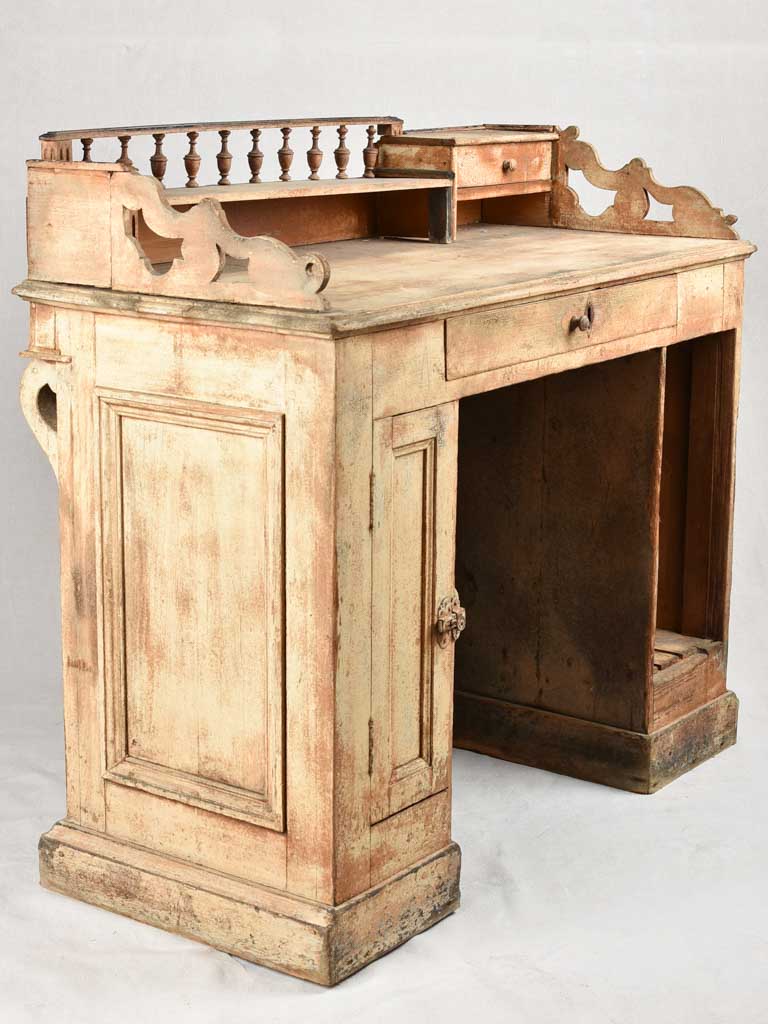Rustic Antique French Shop Counter
