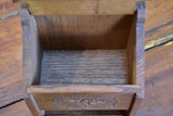 Provençal salt cellar and match box