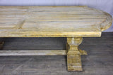 Antique French monastery dining table 98" x 39½"