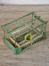 Very small antique French birdcage