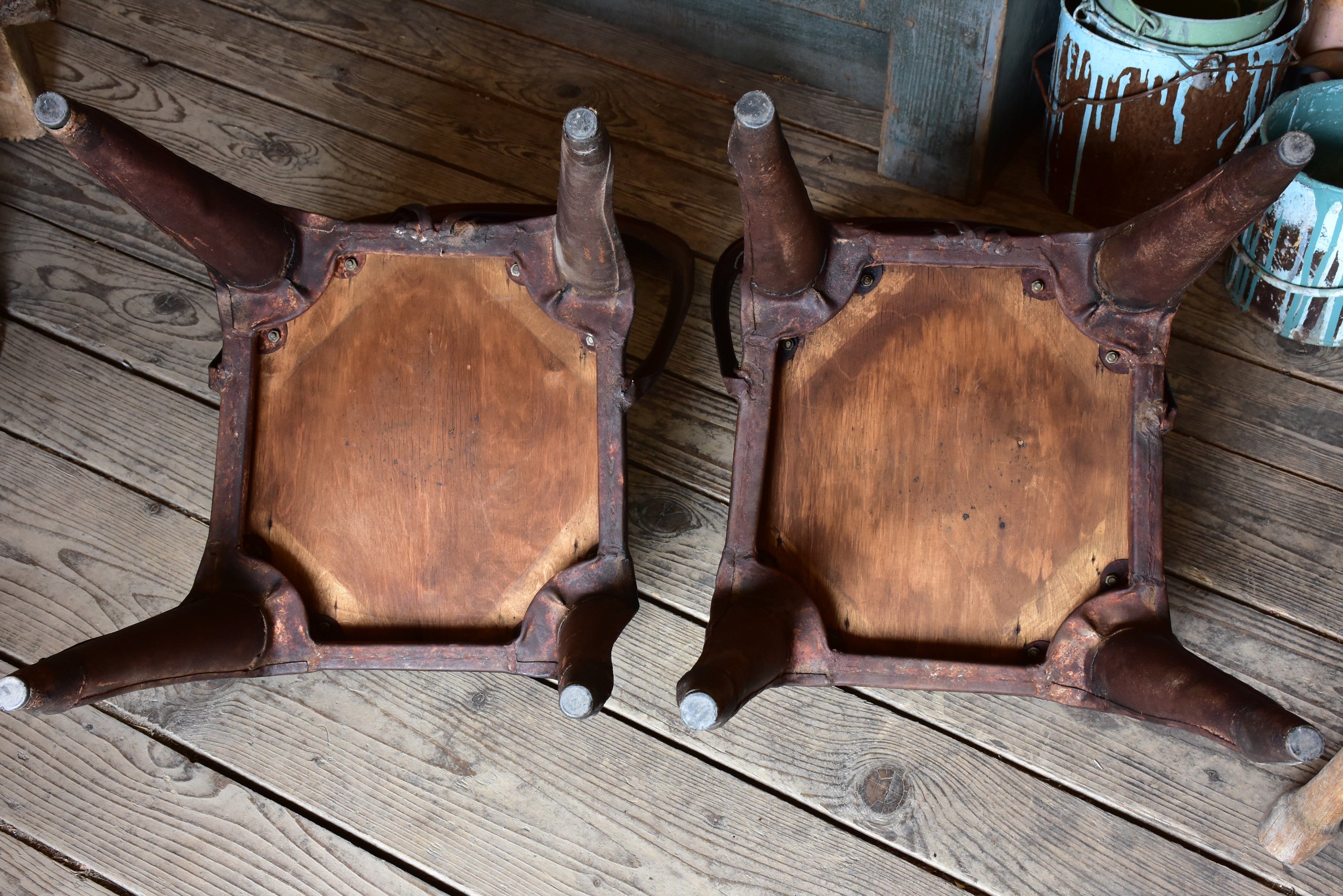 Pair of vintage French Multipl’ chairs