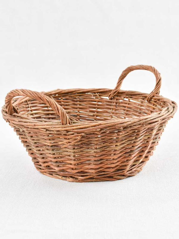 Small French wicker basket 10¾"