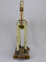 Early 20th Century antique French wooden toy horse - small 17¼"