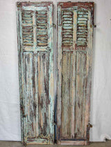 Pair of rustic French shutters