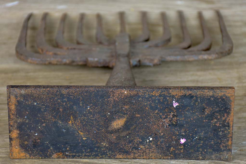 Antique wrought iron fishing spear