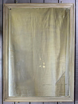 Large early 20th Century French mirror with painted frame and original glass 33" x 46½"