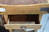 Early 20th century French butcher’s block