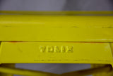 Yellow Tolix Bar stool