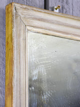 Large early 20th Century French mirror with painted frame and original glass 33" x 46½"