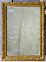 Small 19th Century French mirror with gilded frame 11½" x 15¼"