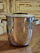 Vintage French champagne bucket with lid