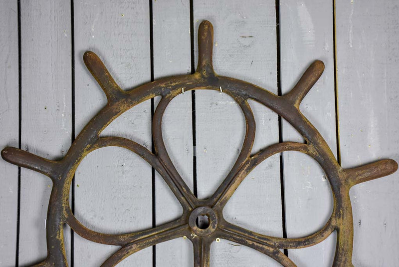 Antique nautical coffee table transformation