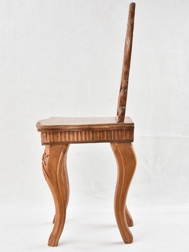 Charming Walnut Antique Child's Chair
