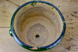 Green French garden planter from Castelnaudary