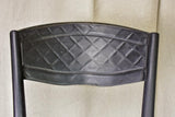 Four black French garden chairs - bistro style