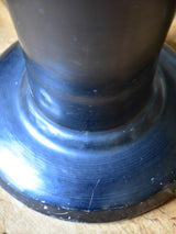 Two vintage French florist vases - blue black