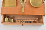 Traditional French pharmacist brass scales