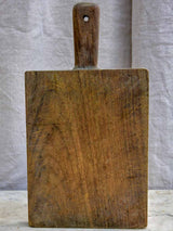 Small antique French cutting board with catchment gutter