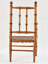 Cane seat French doll's chair