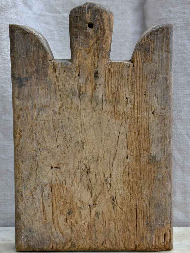 Small and thick antique French cutting board