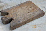 Small and thick antique French cutting board