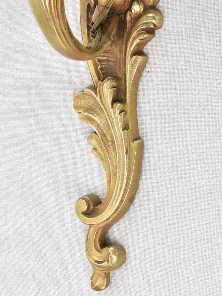 Pair of Louis XV style wall sconces 21¼"