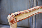Pair of antique rattan Louis XV armchairs