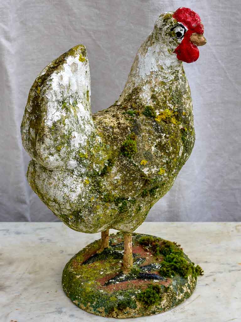Early 20th Century sculpture of a chicken