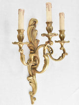 Pair of Louis XV style wall sconces 21¼"